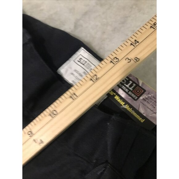 5.11 Tactical Pant Mens 36 Black Station Fire Resistant Gorpcore Hiking Unhemmed - Picture 9 of 11